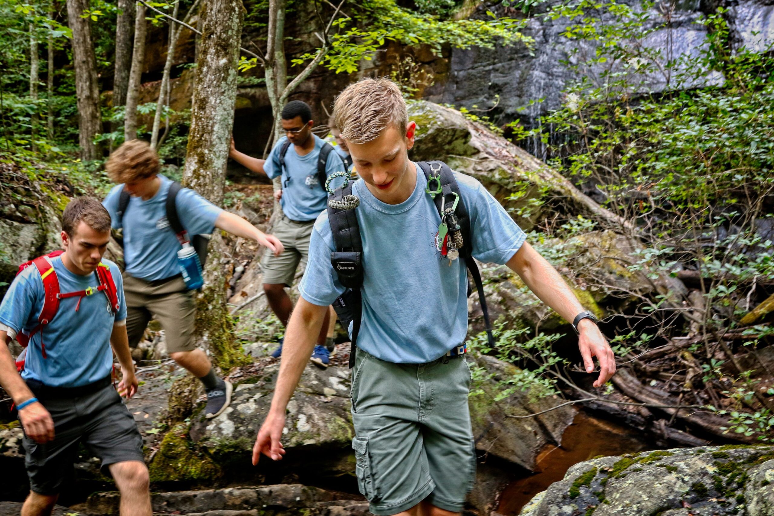 Scouts Hiking